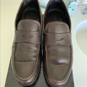Giorgio Armani shoes with original box. Size 9.5 / 42.5. Retailed for $695.